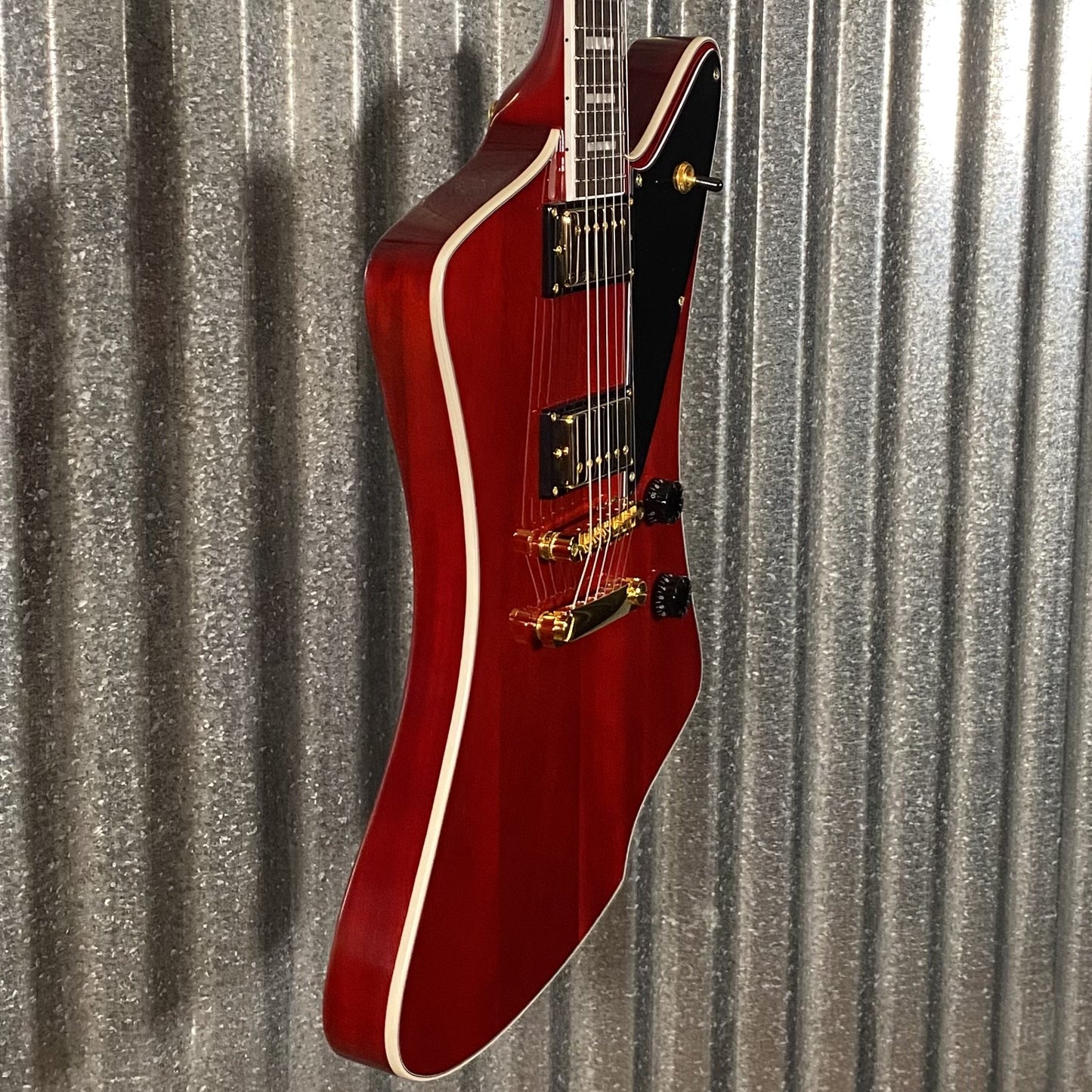 Westcreek Guitars Mirage T Bird Style Dual Humbucker Guitar Red #0065 Used