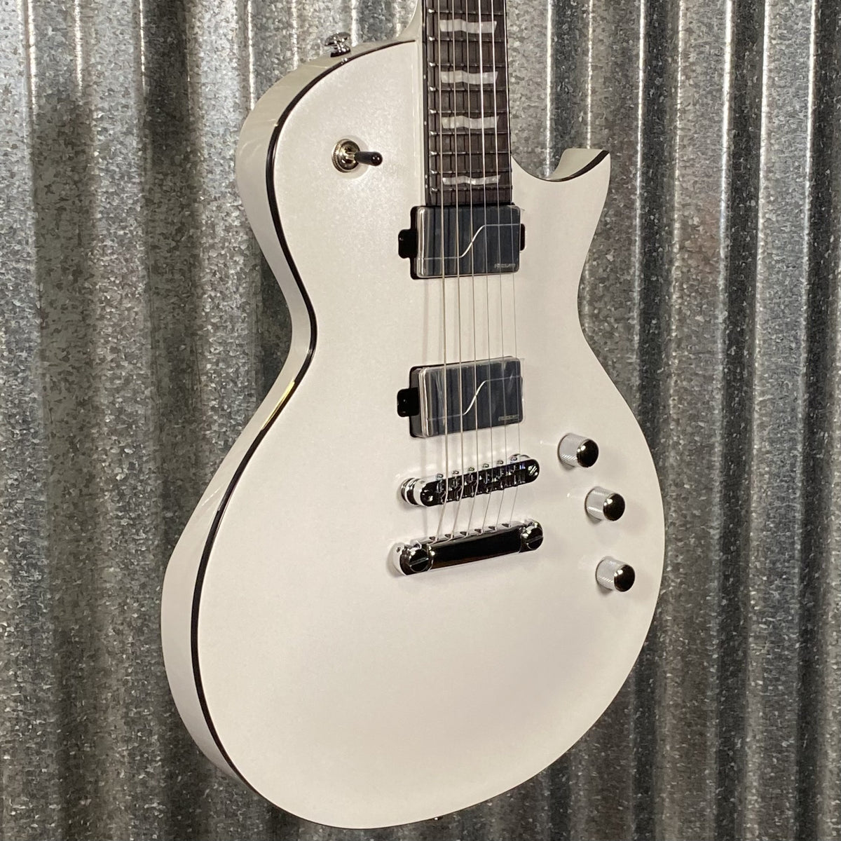 ESP LTD EC-1000 Pearl White Guitar EC1000PW #1087 Used