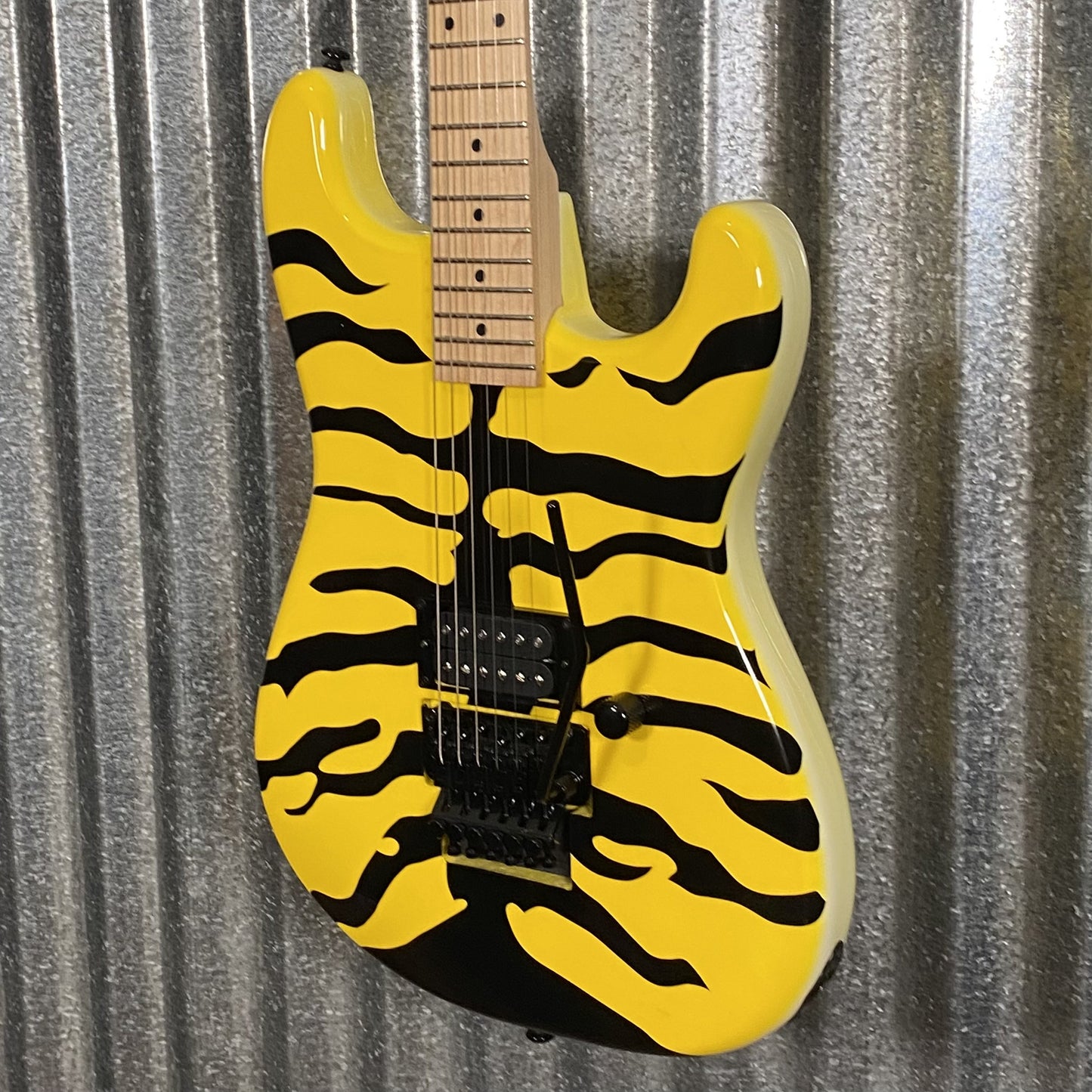 ESP LTD GL-200MT George Lynch Yellow Tiger Stripe Guitar #1496 Used