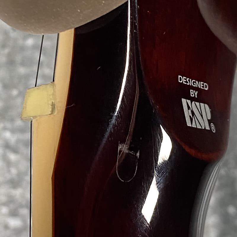 ESP LTD EC-256 Flame Dark Brown Sunburst Guitar LEC256FMDBSB #0426 Used