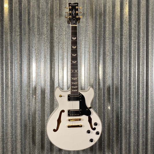 Westcreek Guitars 333 Semi Hollow Body Double Cutaway White #0059 Used