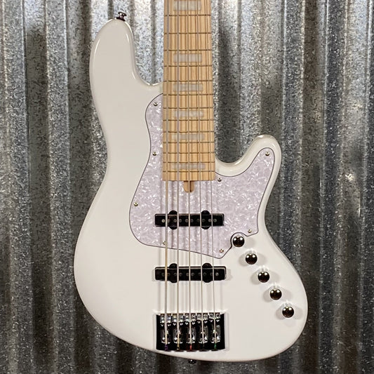 Cort Elrick NJS 5 String Bass White & Bag NJS5WHT #2861