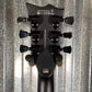 ESP LTD EC FR Black Metal Floyd Rose Black Satin Guitar ECFRBKMBLKS #0505 Used