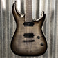 ESP LTD MH-1000NT Flame Charcoal Burst Guitar MH1000FMCHB #0198 Used