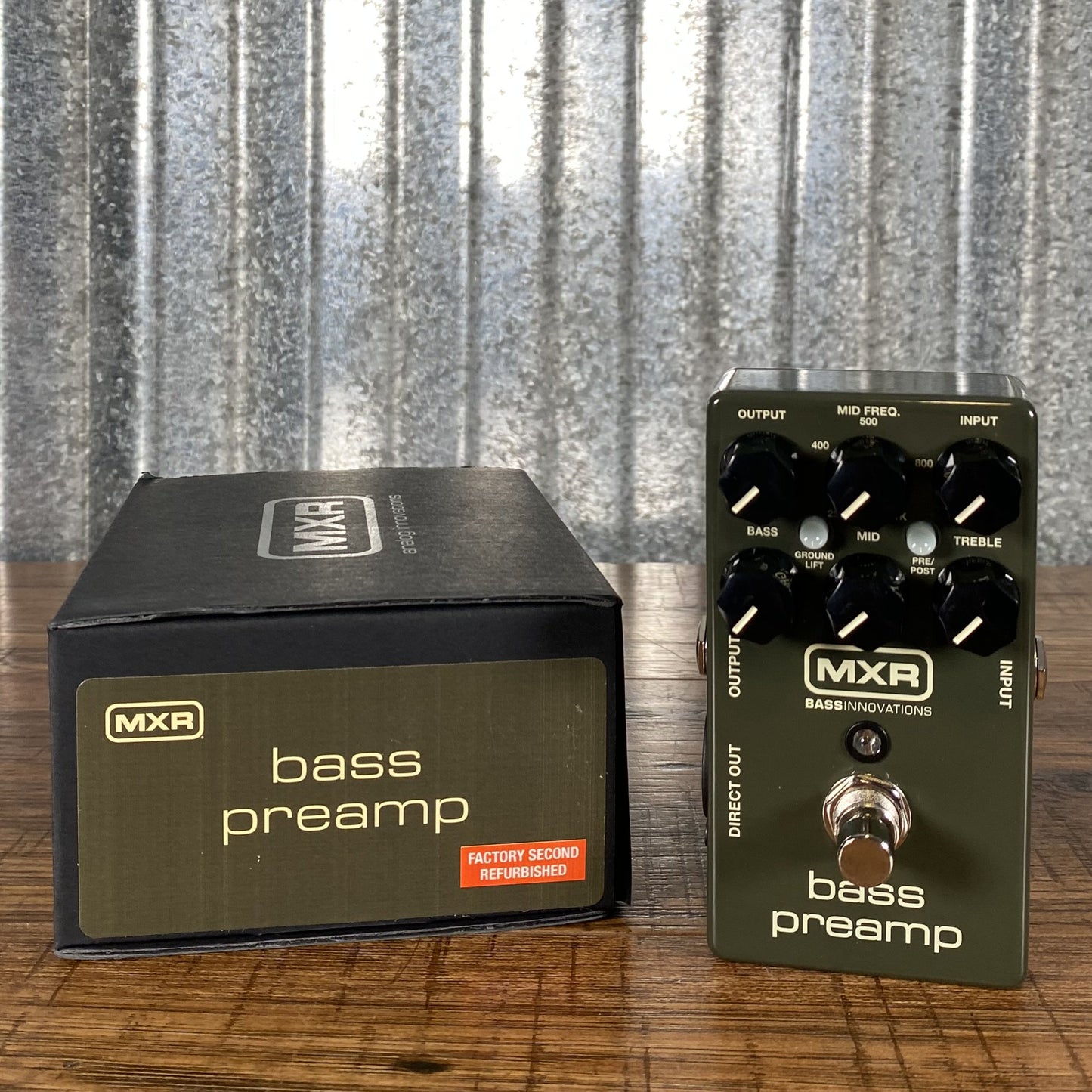 Dunlop MXR M81 Bass Preamp Effect Pedal B Stock