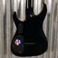 ESP LTD SC-608 Stephen Carpenter Black EMG 8 String Baritone Guitar #0826 Used