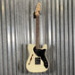 Fender Squier Telecaster Thinline Semi Hollow Olympic White Guitar #7392 Used