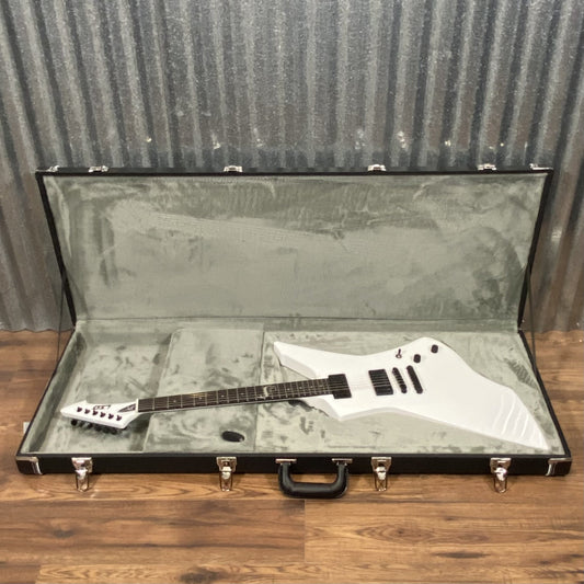 ESP LTD Snakebyte James Hetfield Snow White Guitar & Case #2876 Used