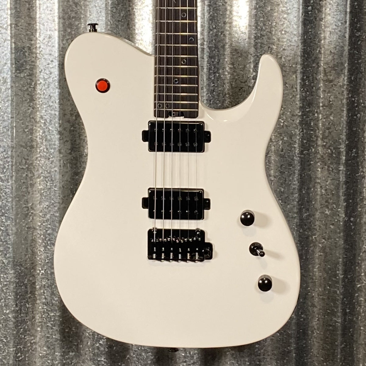 Westcreek Guitars Helyx T Style Dual Humbucker White Guitar #0001 Used