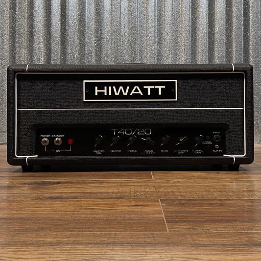 Hiwatt T40/20 40/20 Watt 2 Channel Reverb Guitar Amplifier Head