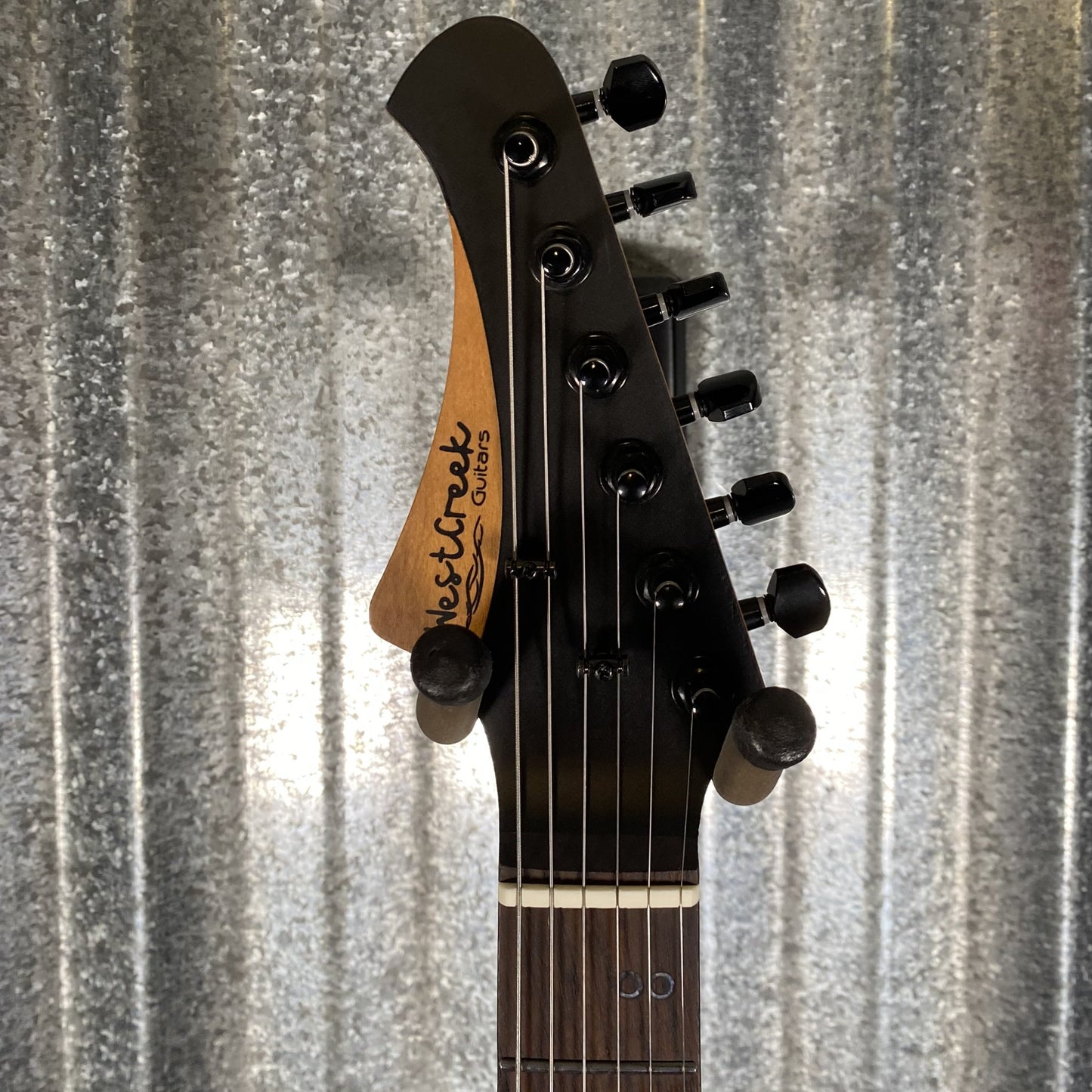 Westcreek Guitars Helyx T Style Dual Humbucker Black Guitar #0142 Used