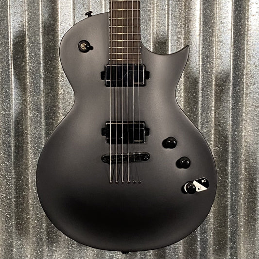 ESP LTD EC-1000B Baritone Charcoal Metallic Satin Guitar #0708 Used