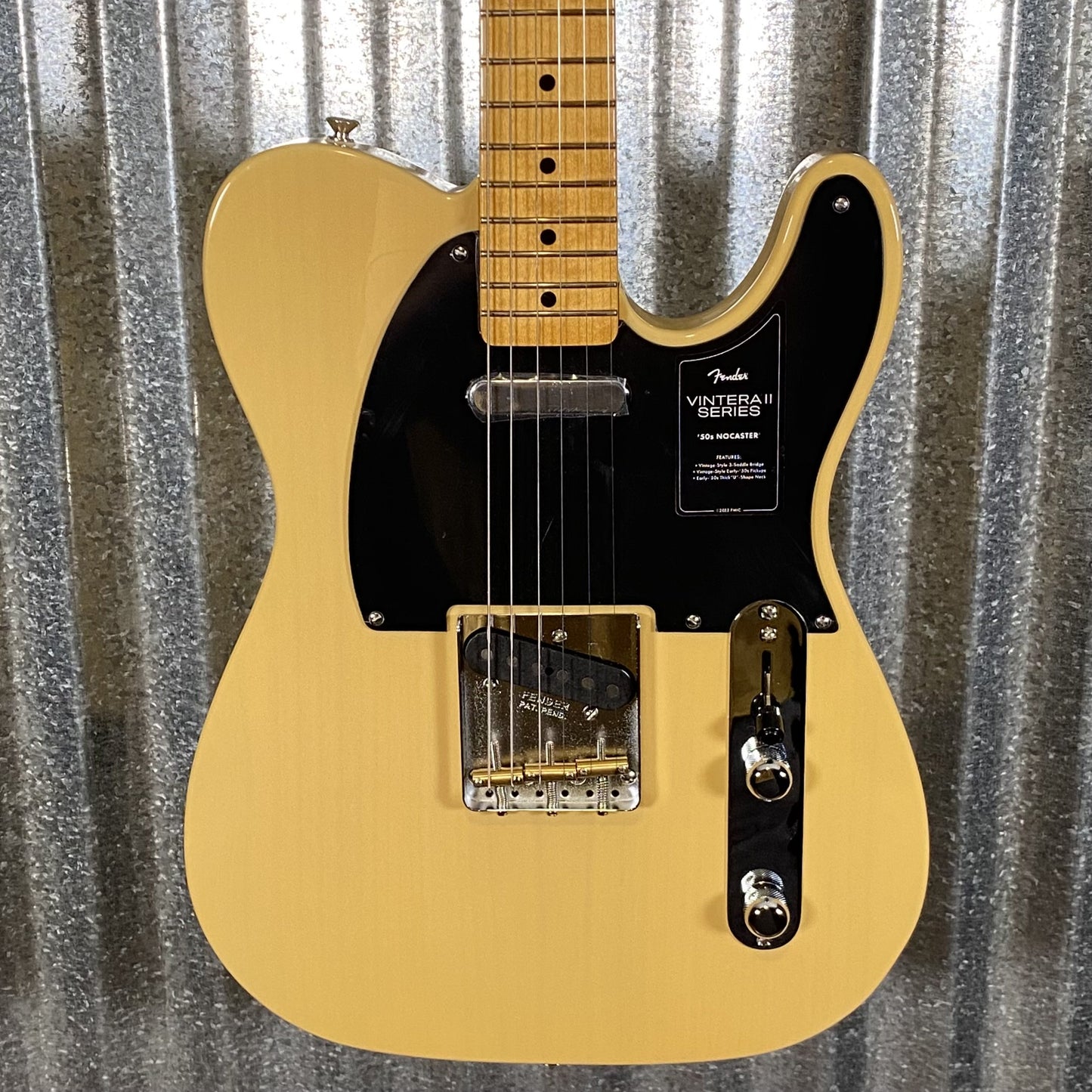 Fender Vintera II 50's Nocaster Blonde Guitar & Case #1893 Used