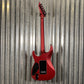 ESP LTD MH-1000 Evertune Candy Apple Red Satin Guitar & Case #0334 Used