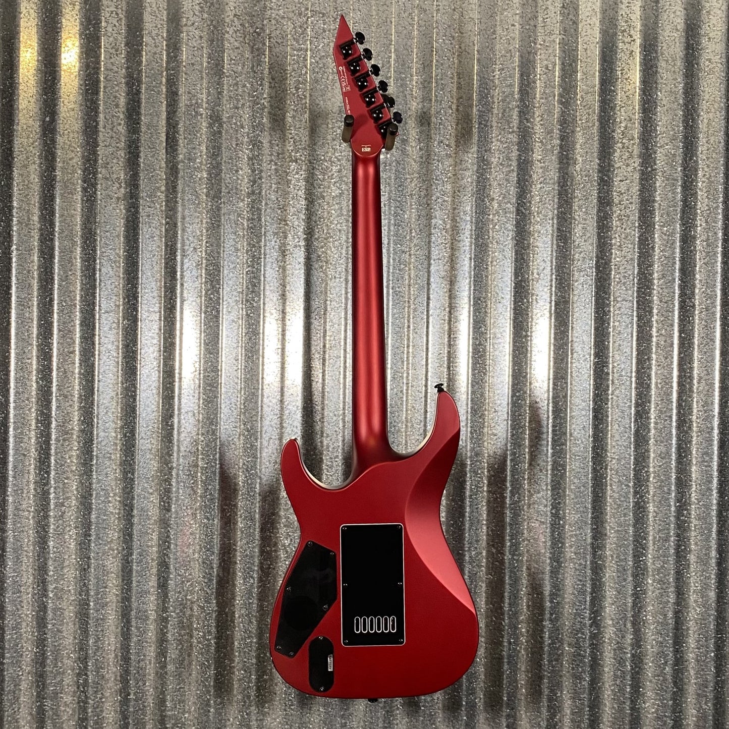 ESP LTD MH-1000 Evertune Candy Apple Red Satin Guitar & Case #0334 Used
