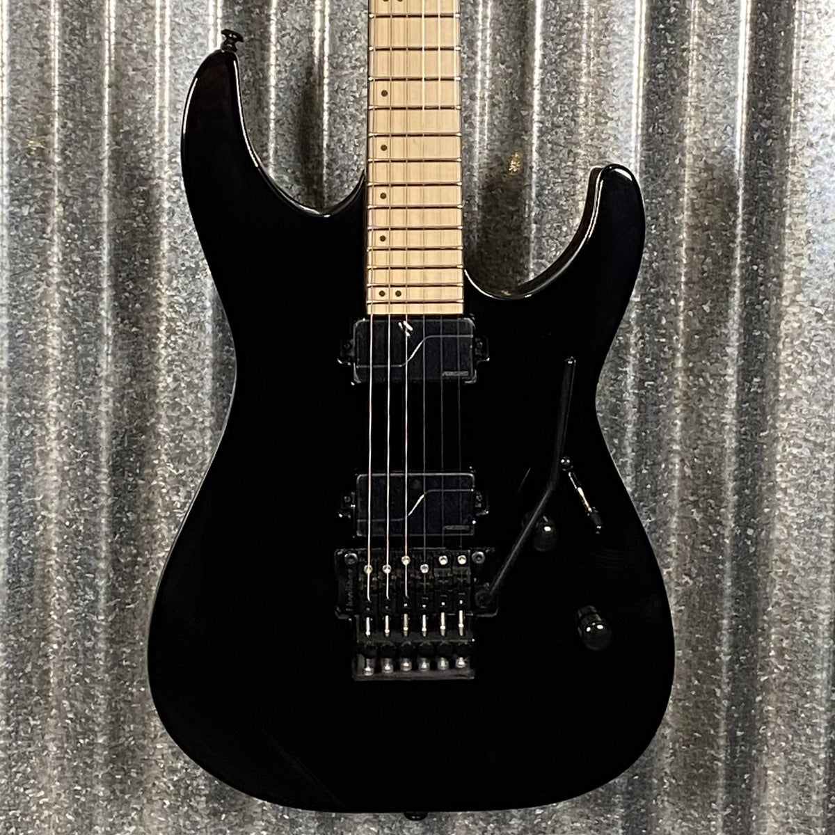 ESP LTD M-1000 Maple Floyd Rose Fluence Black Guitar LM1000MBLK #1256 Used