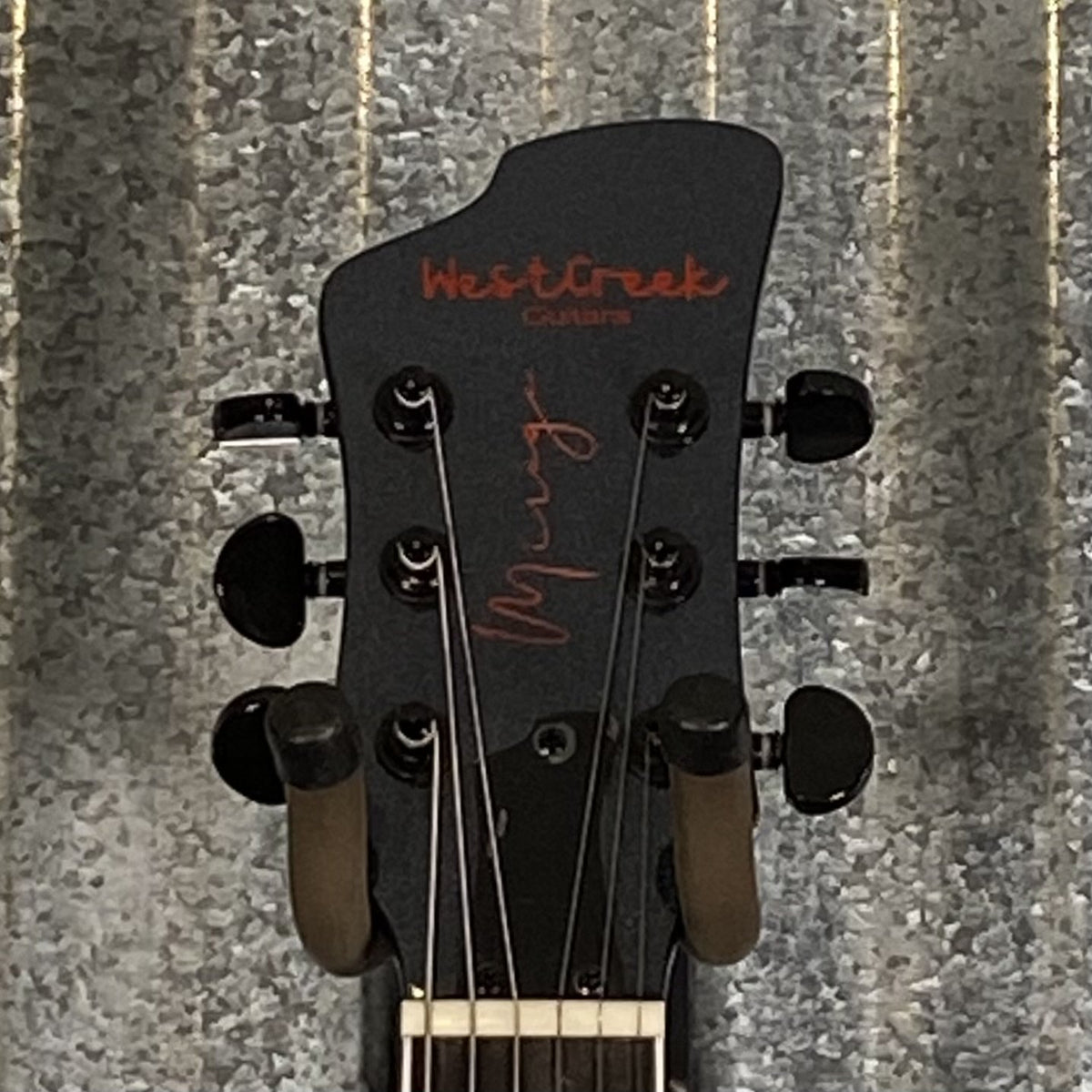 Westcreek Guitars Mirage T Bird Style Dual Humbucker Guitar Black #0021 Used