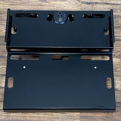Go Pedalboards Dual Tier 18" Guitar Effect Pedalboard & Bag Black Demo