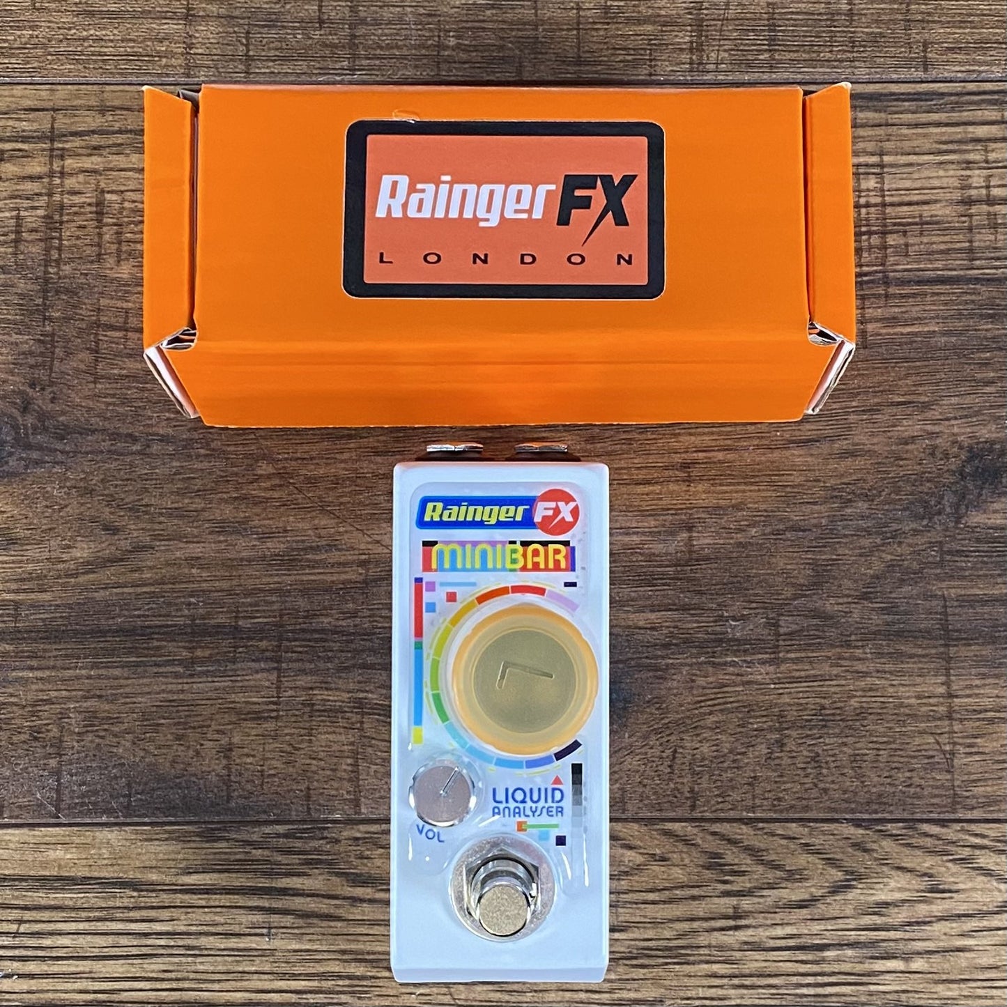 Rainger FX Minibar Liquid Analyser Distortion Guitar Effect Pedal