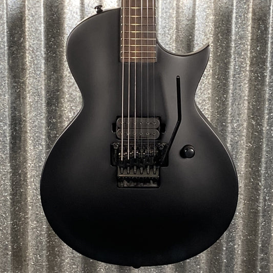 ESP LTD EC FR Black Metal Floyd Rose Black Satin Guitar ECFRBKMBLKS #0505 Used
