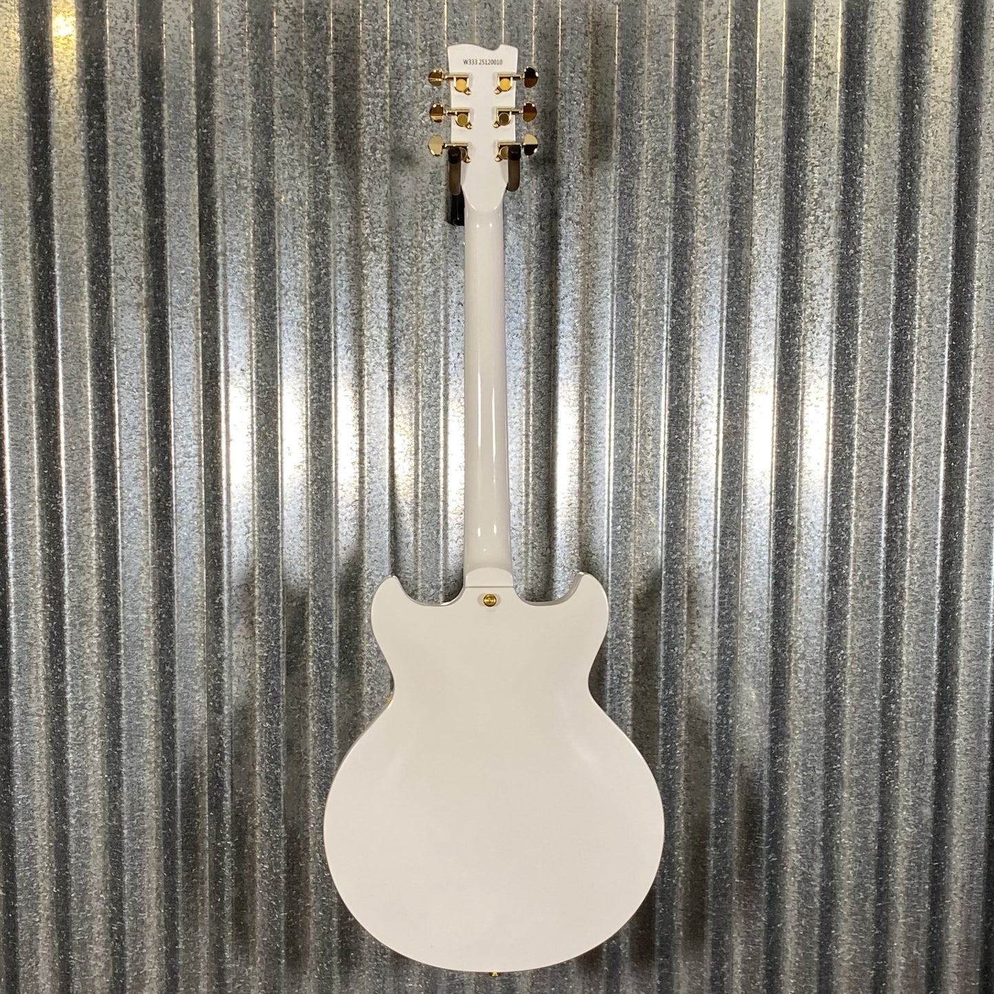 Westcreek Guitars 333 Semi Hollow Body Double Cutaway White #0010 Used