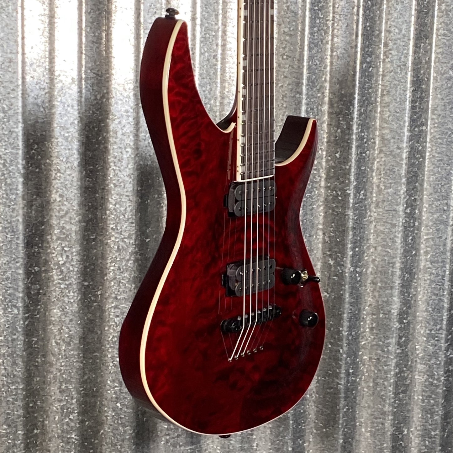 ESP LTD H3-1000 Quilt Top See Thru Black Cherry H31000QMSTBC #1267 Used