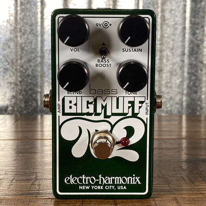 Electro-Harmonix EHX Nano Bass Big Muff Pi 2 Fuzz Effect Pedal Demo