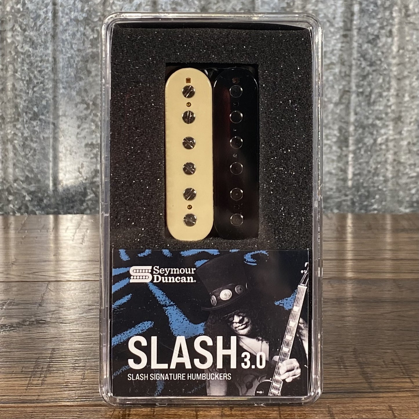 Seymour Duncan Slash 3.0 Humbucker Bridge Zebra 4 Conductor Guitar Pickup 11104-42-Z-4C-bpSh