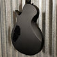 ESP LTD EC Black Metal Black Satin Guitar ECBKMBLKS #1516 Used