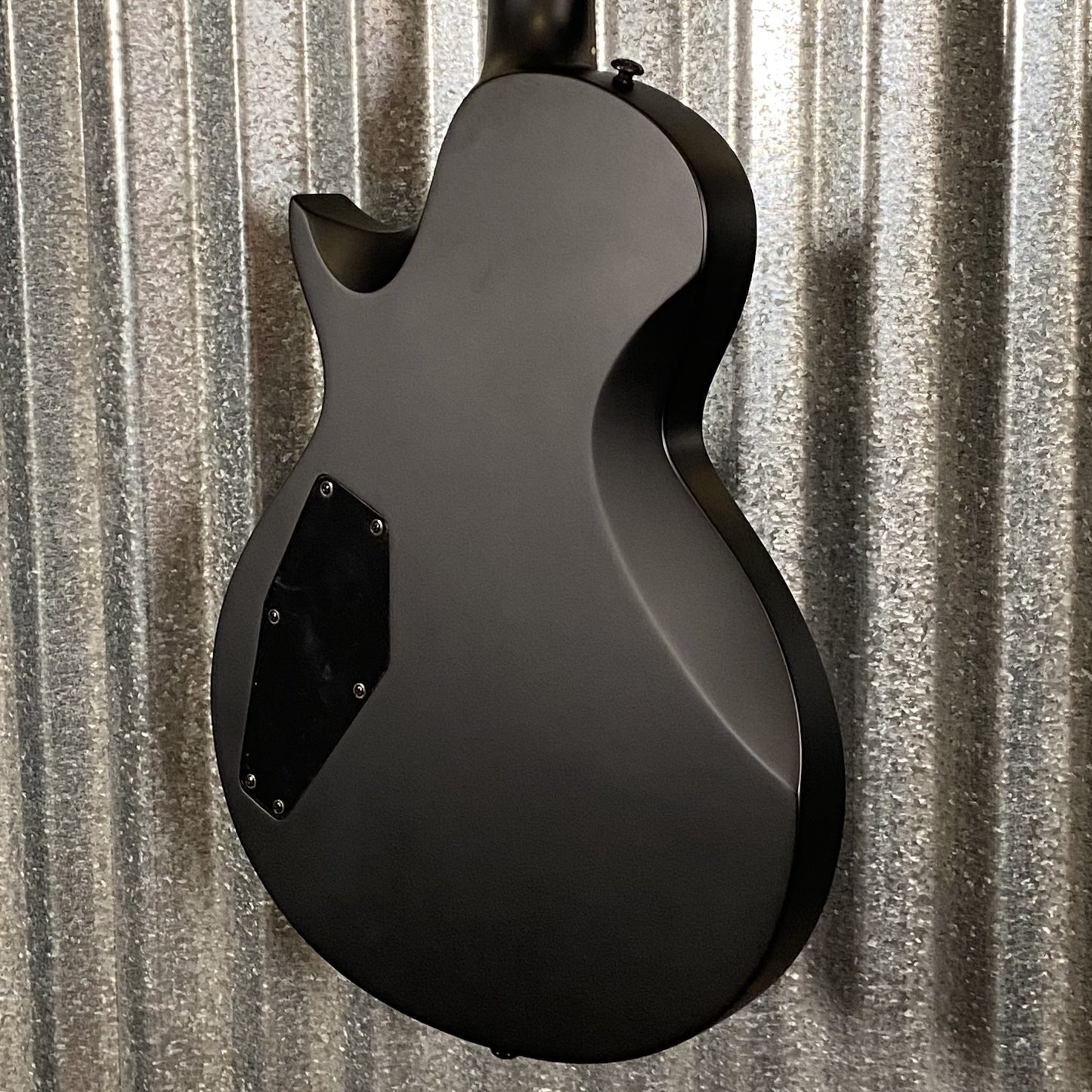 ESP LTD EC Black Metal Black Satin Guitar ECBKMBLKS #1516 Used