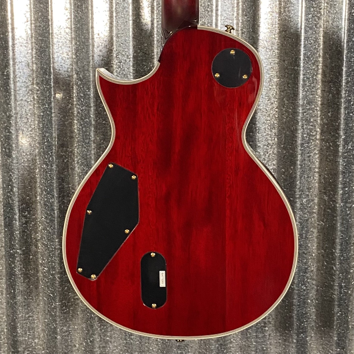 ESP LTD EC-1000T CMT See Thru Black Cherry Guitar #1172 Used