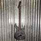 ESP LTD M-1007 7 String Multi Scale Flame See Thru Black Satin Guitar M1007MSFMSTBLKS #1012 Used