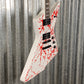 Westcreek Guitars Revenge Explorer Style Scatch Whte Red #0019 Used