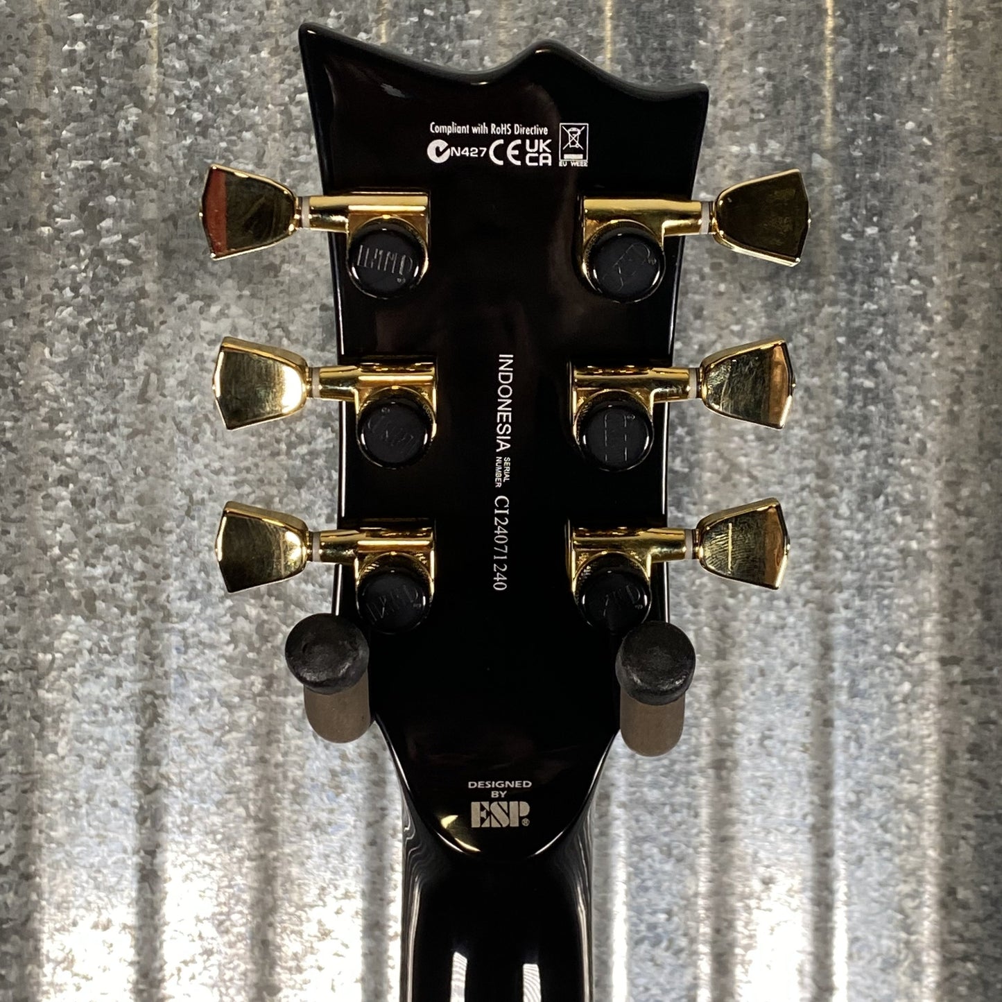 ESP LTD EC-1000T CMT Evertune Black Guitar EC1000TCTMETBLK #1240 Used