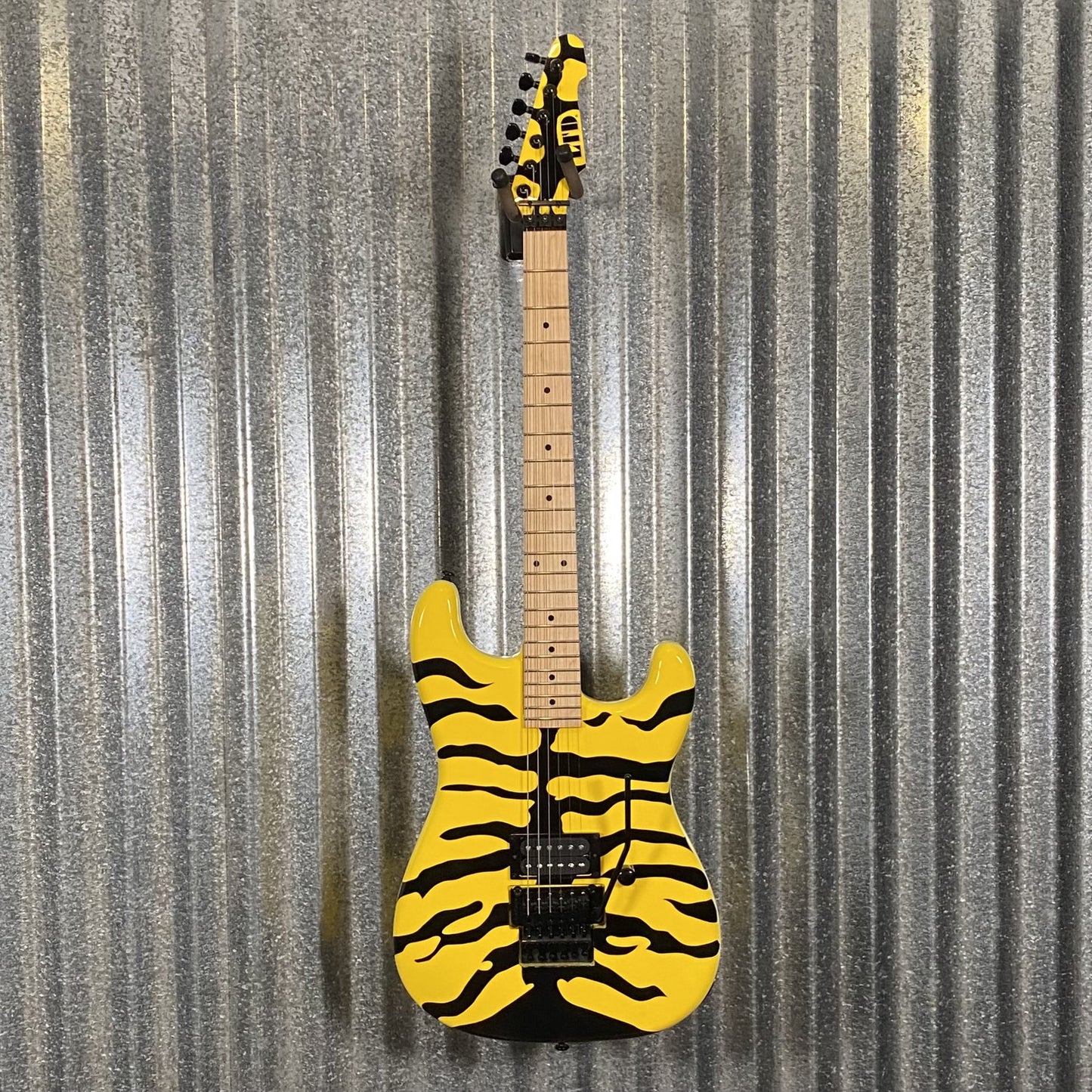 ESP LTD GL-200MT George Lynch Yellow Tiger Stripe Guitar #1496 Used