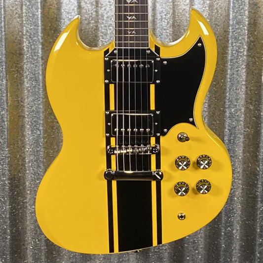 Westcreek Guitars Racer SG Offset Style Bumble-B Yellow #0022 Used