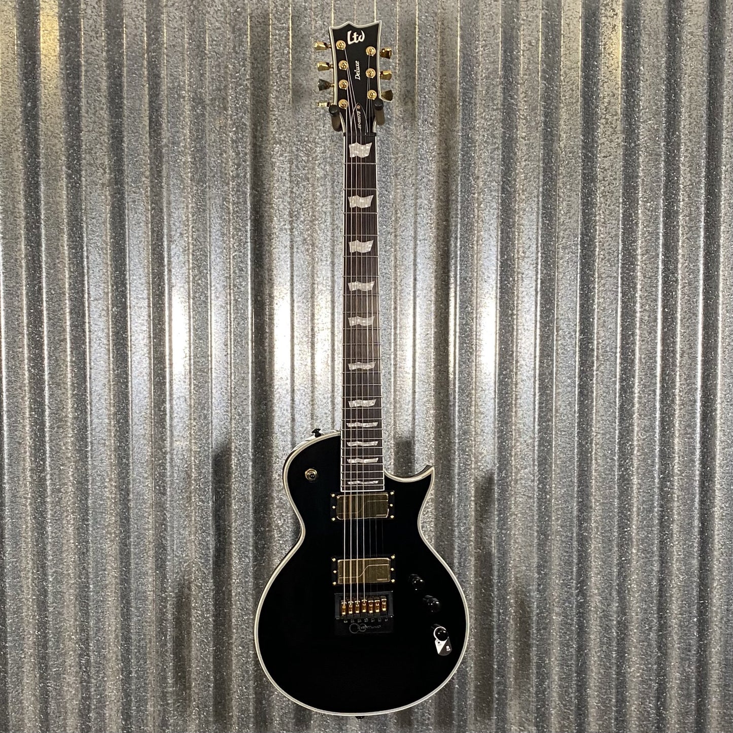 ESP LTD EC-1007B Evertune Baritone 7 String Black Guitar EC1007BETBLK #1094 Used