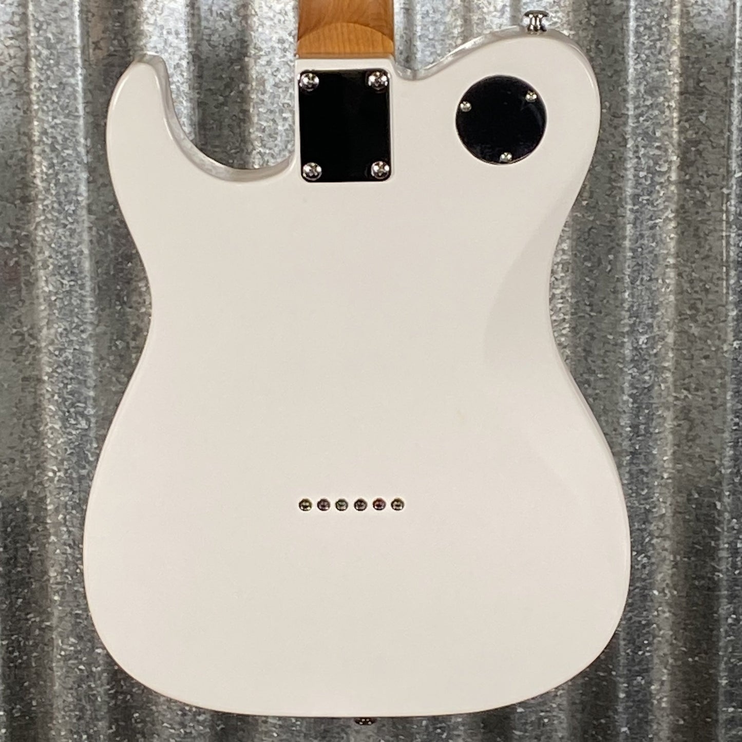 Westcreek Guitars TT-50KS T Style Dual Humbucker Guitar White #0097 Used