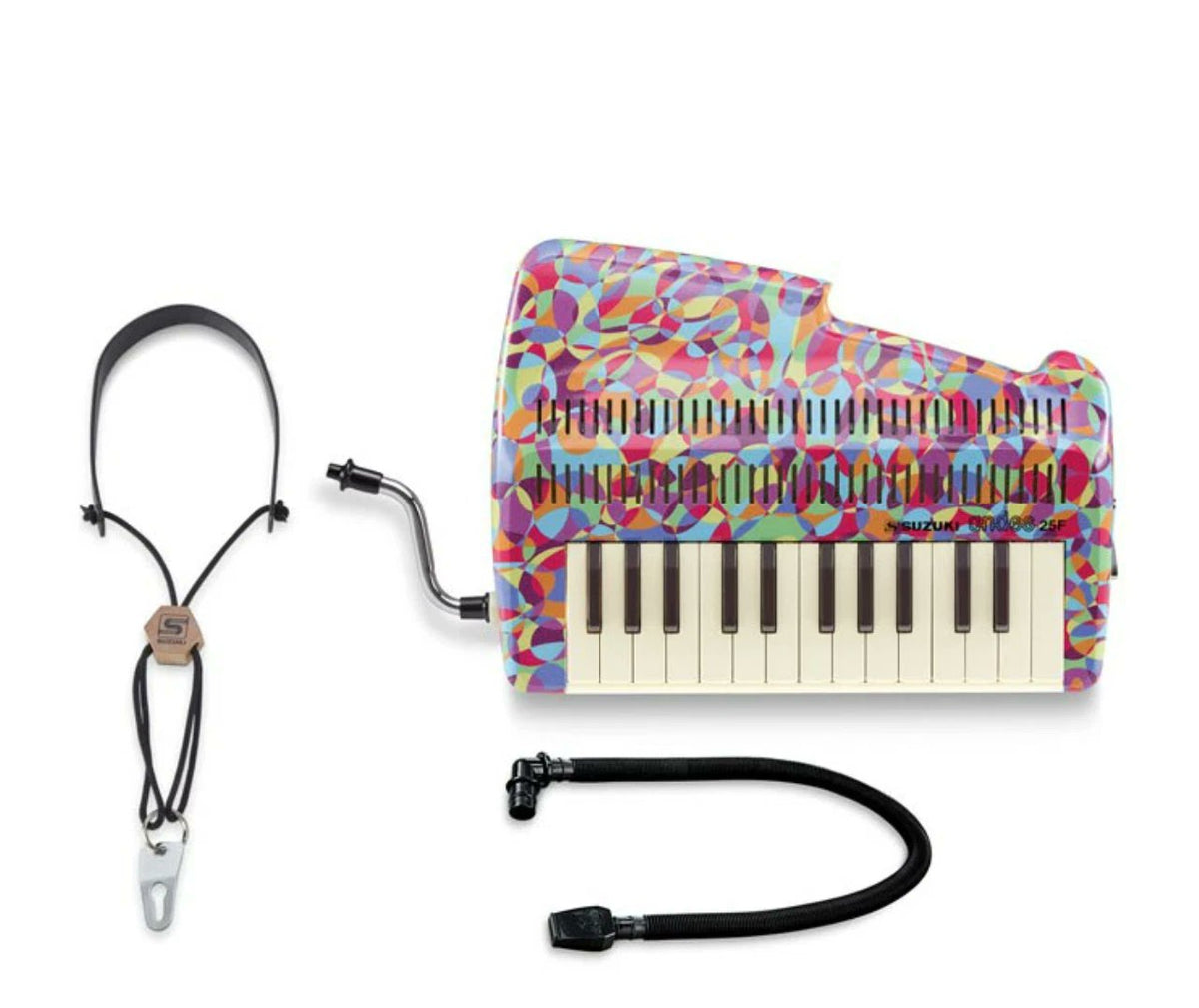 Suzuki Andes 25F LTD Edition 25 Key Recorder Keyboard Melodion Geometric
