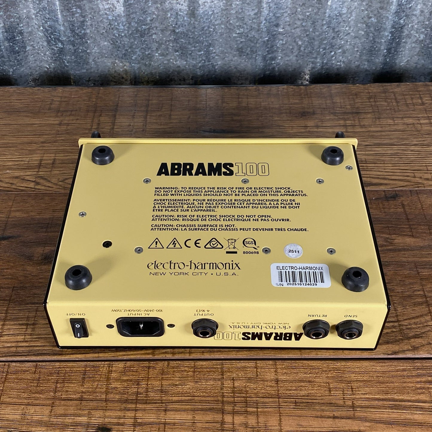 Electro-Harmonix EHX ABRAMS 100 Watt Guitar Amplifier Head Demo