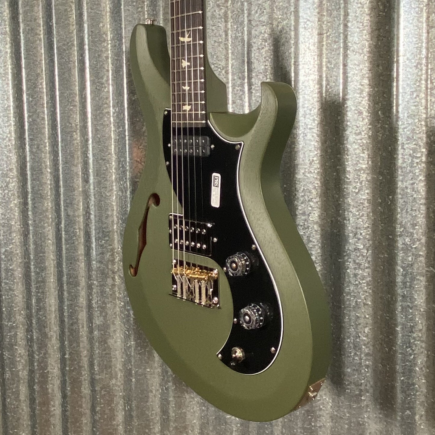 PRS Paul Reed Smith S2 Vela Matcha GreenSemi Hollow Guitar & Bag #5131