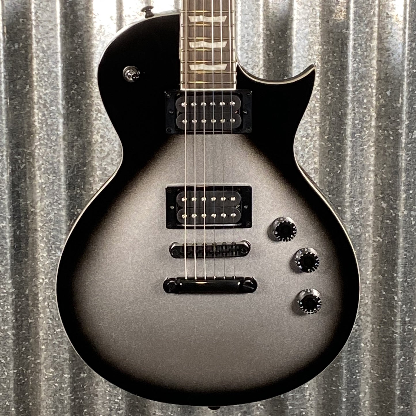 ESP LTD EC-256 Silver Sunburst Teardrop Guitar EC256SSB #1070 Used