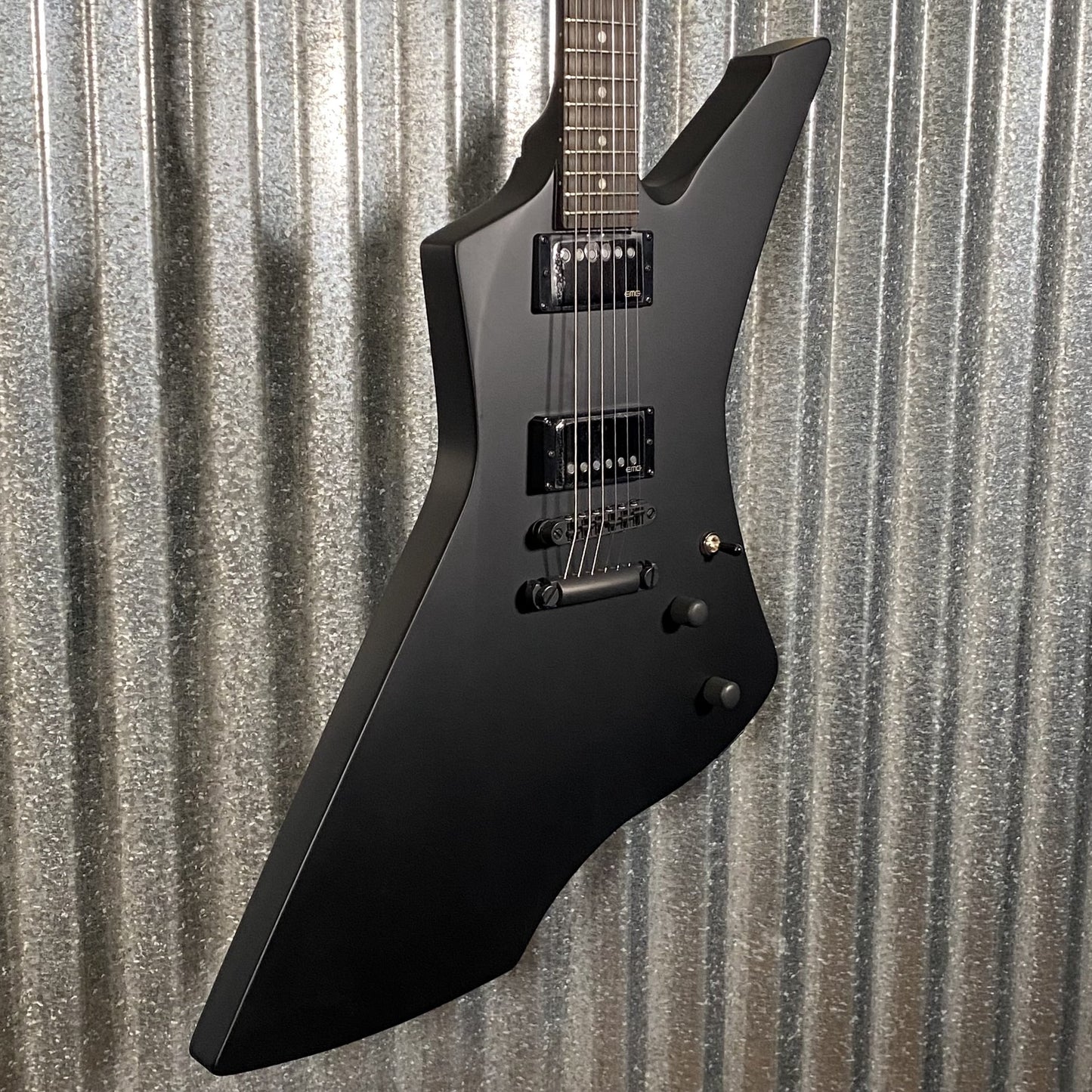 ESP LTD Snakebyte James Hetfield Black Satin Guitar & Case #0850 Used