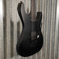 ESP LTD M-BLK Black Metal Black Satin Guitar & Case #0397 Used