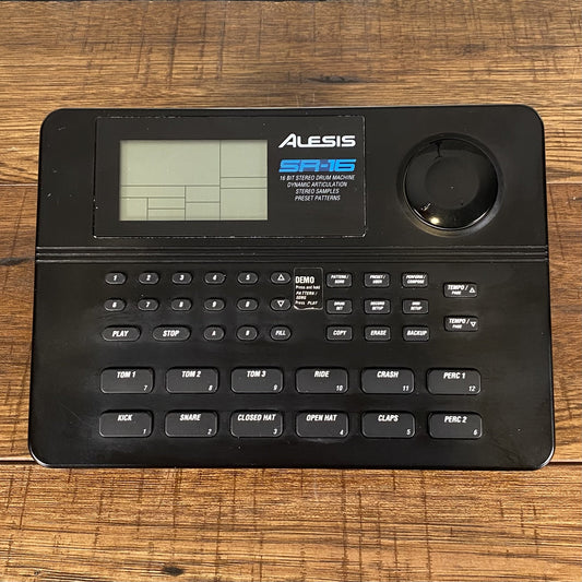 Alesis SR16 16 Bit Stereo Drum Machine Used