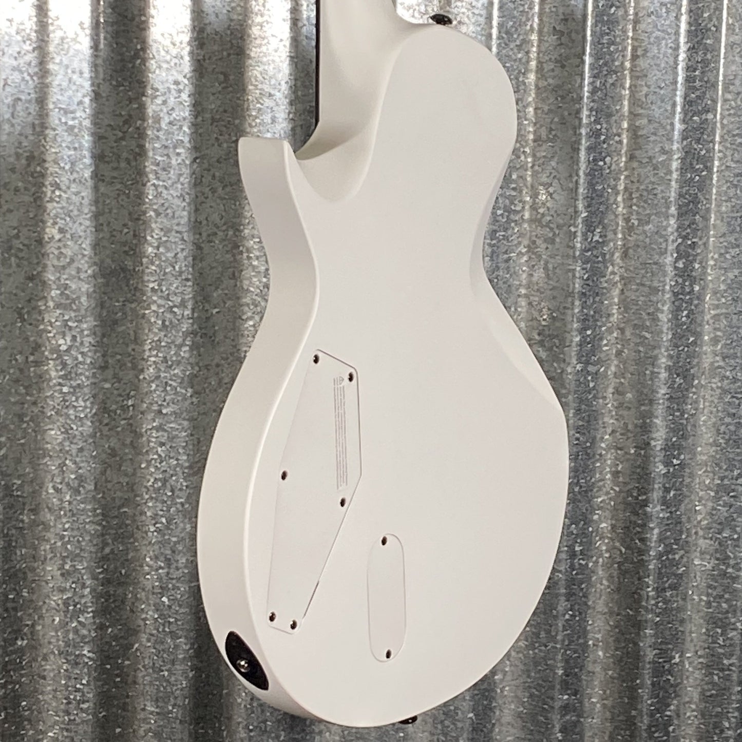 ESP LTD EC Arctic Metal Snow White Satin Guitar ECARMSWS #0778 Used