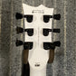 ESP LTD EC Arctic Metal Snow White Satin Guitar ECARMSWS #0073 Used