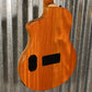 Ortega RTPG-LS1 Charcoal Burst Thinline Nylon Acoustic Electric Guitar & Bag #0234 Blem