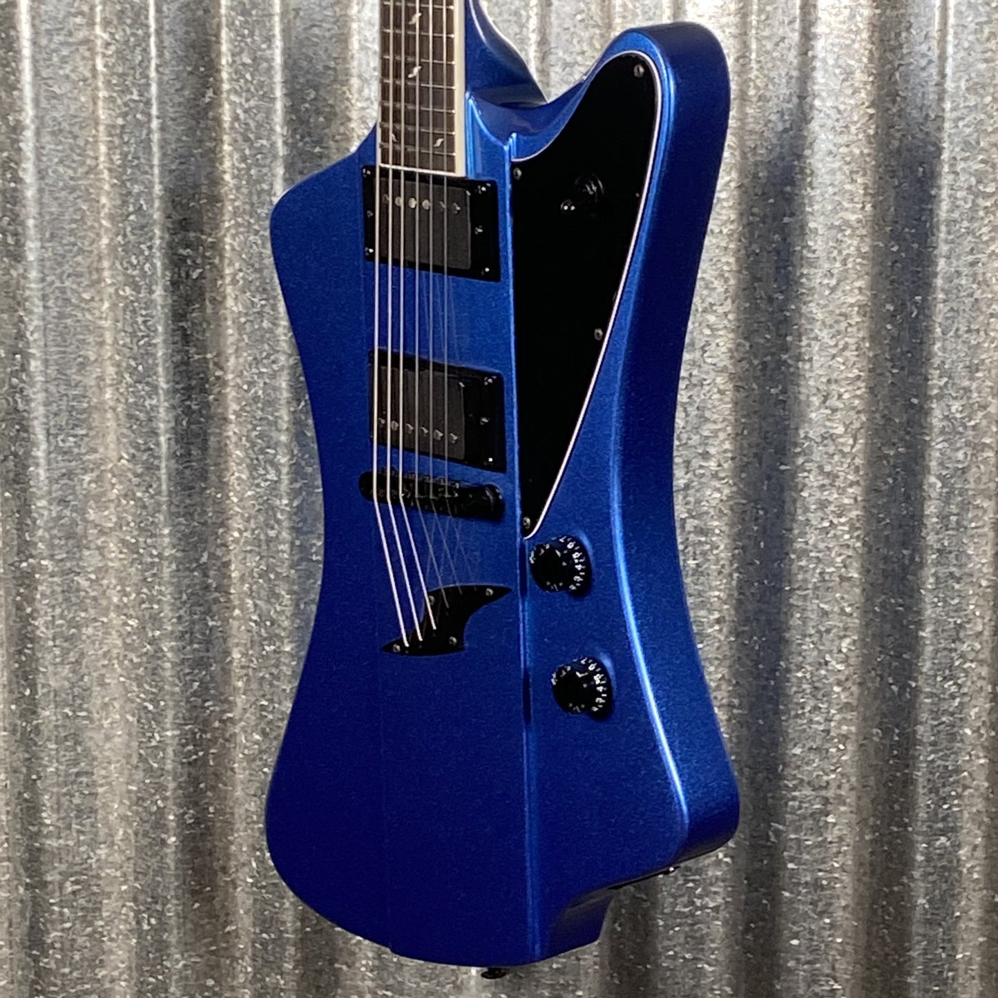 Westcreek Guitars Mirage T Bird Style Dual Humbucker Guitar Blue #0153 Used