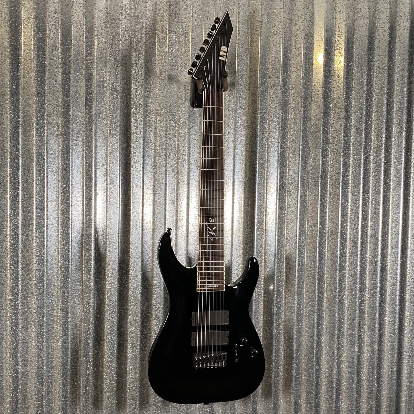 ESP LTD SC-608 Stephen Carpenter Black EMG 8 String Baritone Guitar #0826 Used